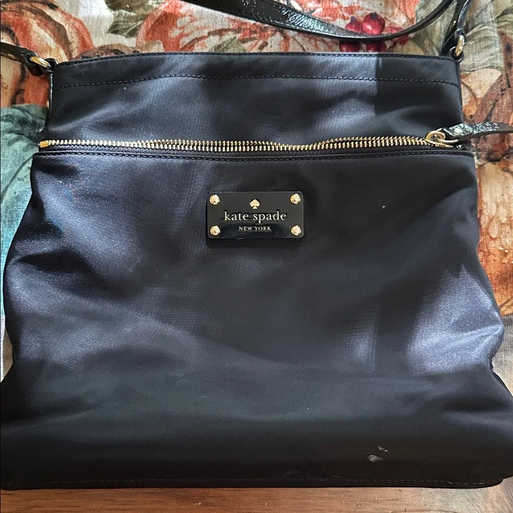 Pre loved Kate Spade Nylon Black Crossbody Bag. - Picture 2 of 8